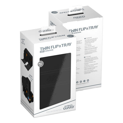 Ultimate Guard Twin Flip`n`Tray 200+ XenoSkin Monocolor Schwarz Image 8