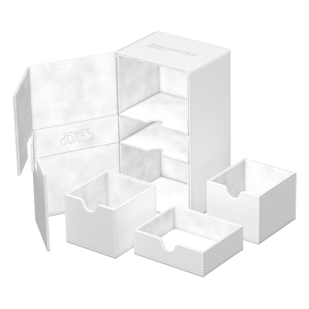 Ultimate Guard Twin Flip'n'Tray 200+ Xenoskin - White Image 6