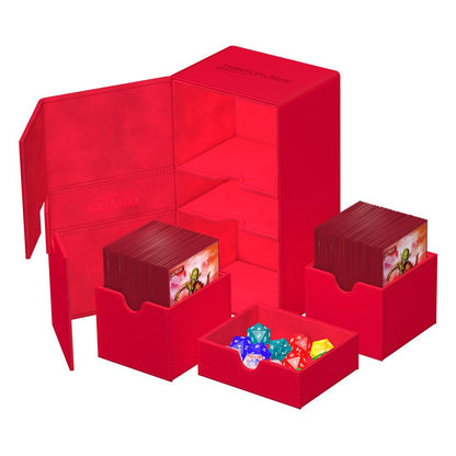 Ultimate Guard Twin Flip'n'Tray 200+ Xenoskin - Red Image 5