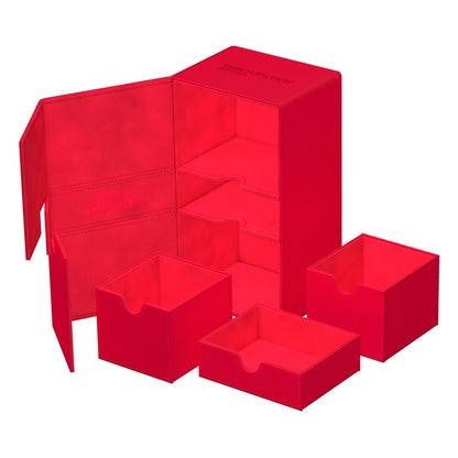Ultimate Guard Twin Flip'n'Tray 200+ Xenoskin - Red Image 6