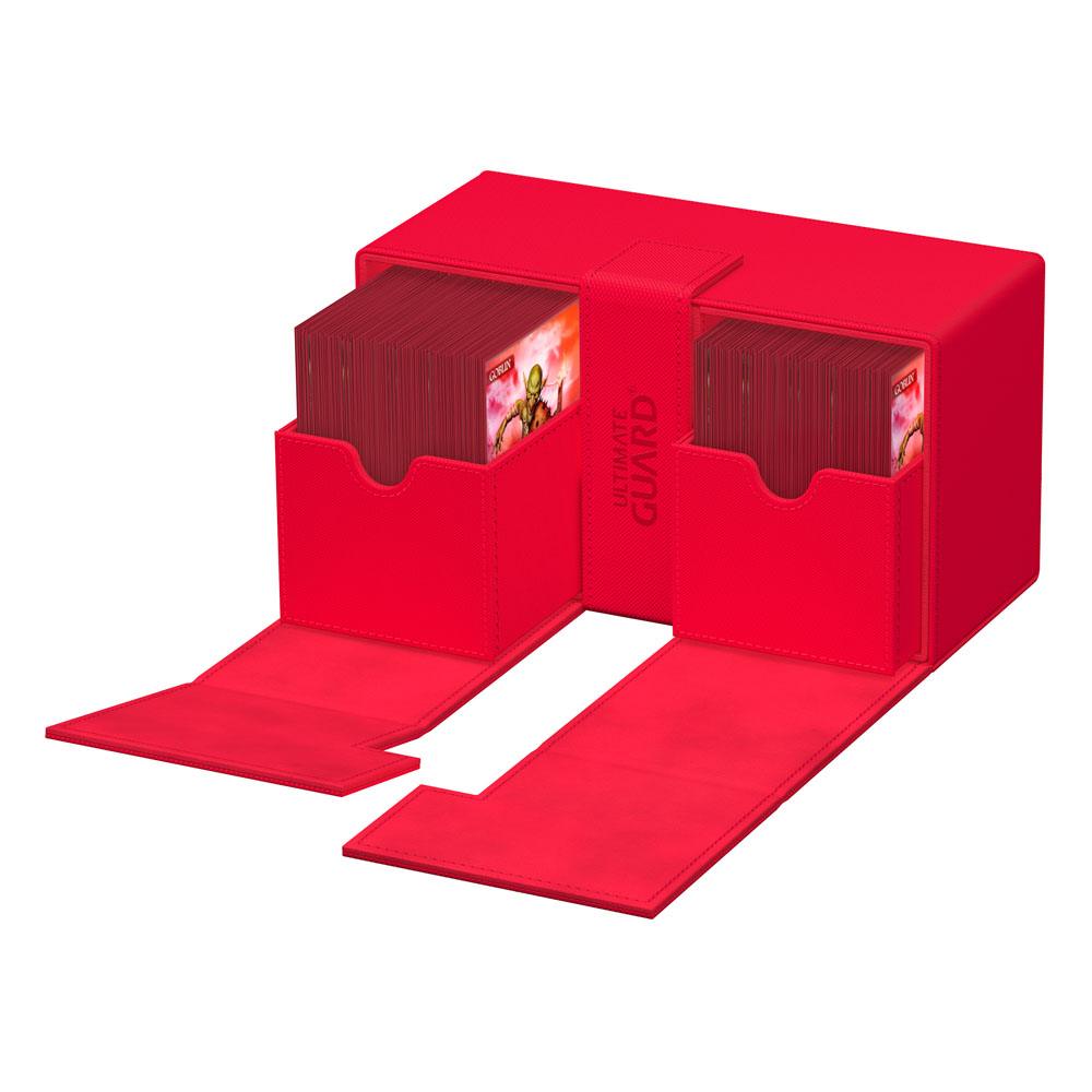 Ultimate Guard Twin Flip'n'Tray 200+ Xenoskin - Red Image 7