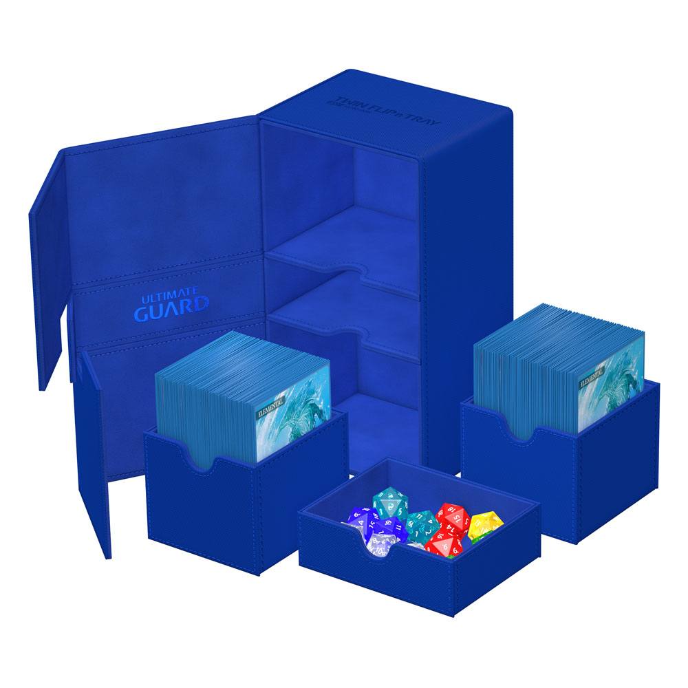 Ultimate Guard Twin Flip`n`Tray 200+ XenoSkin Monocolor Blau Image 5