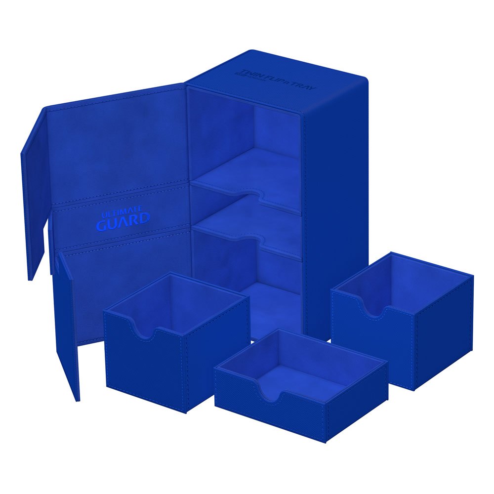 Ultimate Guard Twin Flip'n'Tray 200+ Xenoskin - Blue Image 6