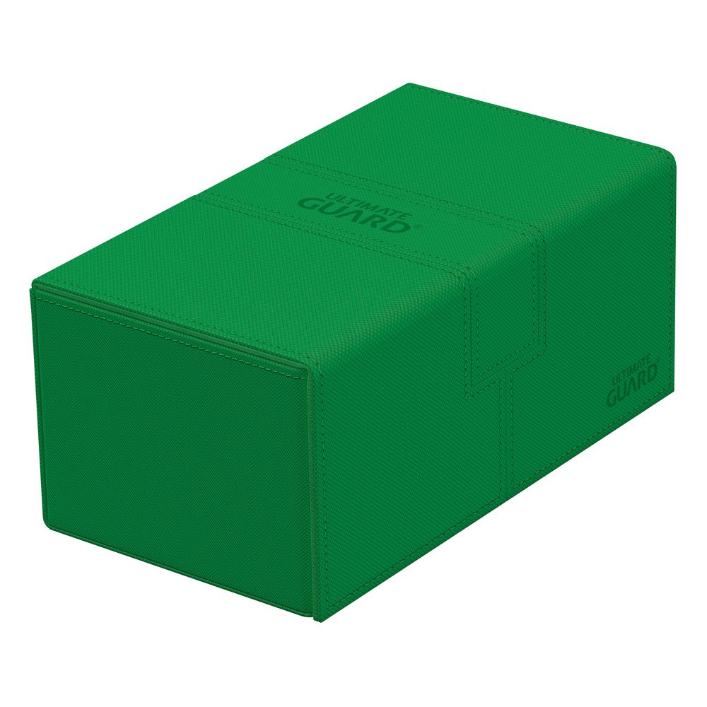 Ultimate Guard Twin Flip'n'Tray 200+ Xenoskin - Green Image 1