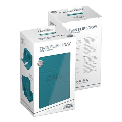 Ultimate Guard Twin Flip`n`Tray 200+ XenoSkin Monocolor Petrolblau Image 8