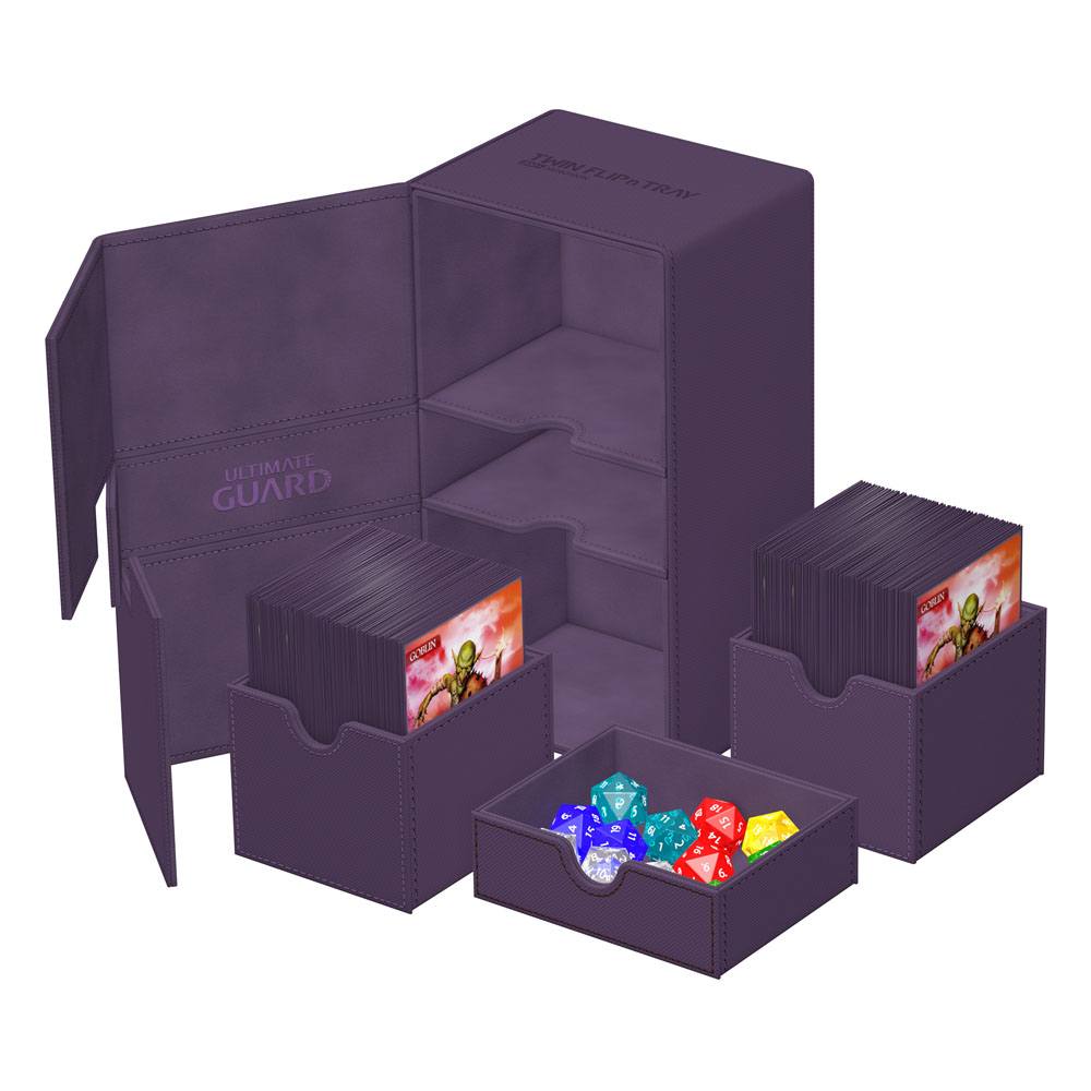Ultimate Guard Twin Flip`n`Tray 200+ XenoSkin Monocolor Violett Image 5