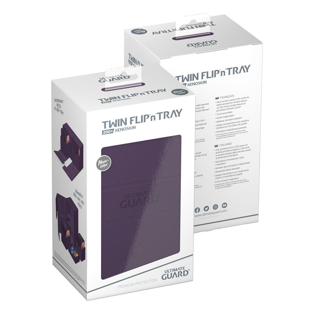 Ultimate Guard Twin Flip`n`Tray 200+ XenoSkin Monocolor Violett Image 8