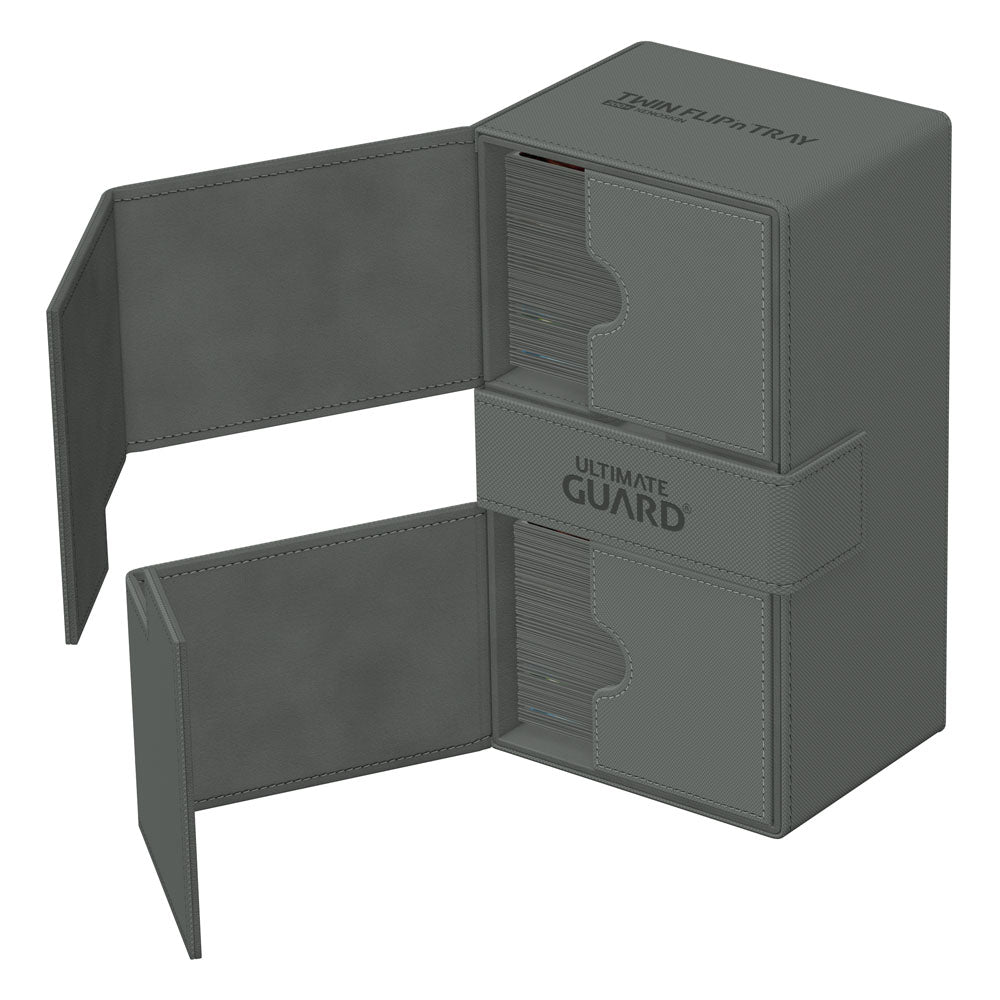 Ultimate Guard Twin Flip'n'Tray 200+ Xenoskin - Grey Image 4