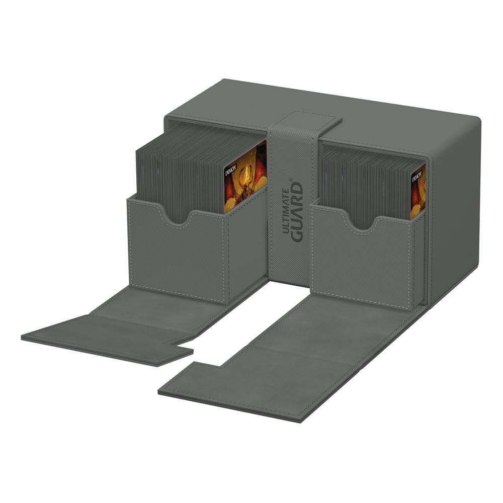 Ultimate Guard Twin Flip'n'Tray 200+ Xenoskin - Grey Image 7