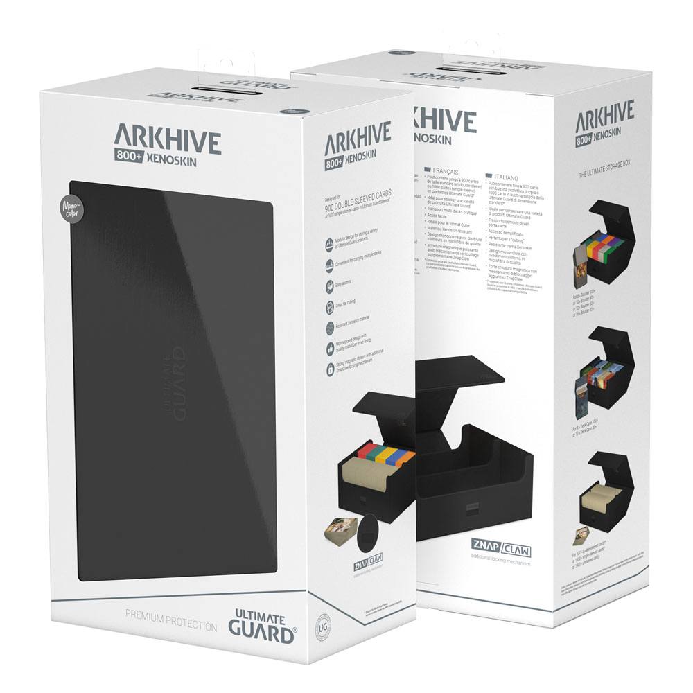 Ultimate Guard Arkhive 800+ XenoSkin Monocolor Schwarz Image 18