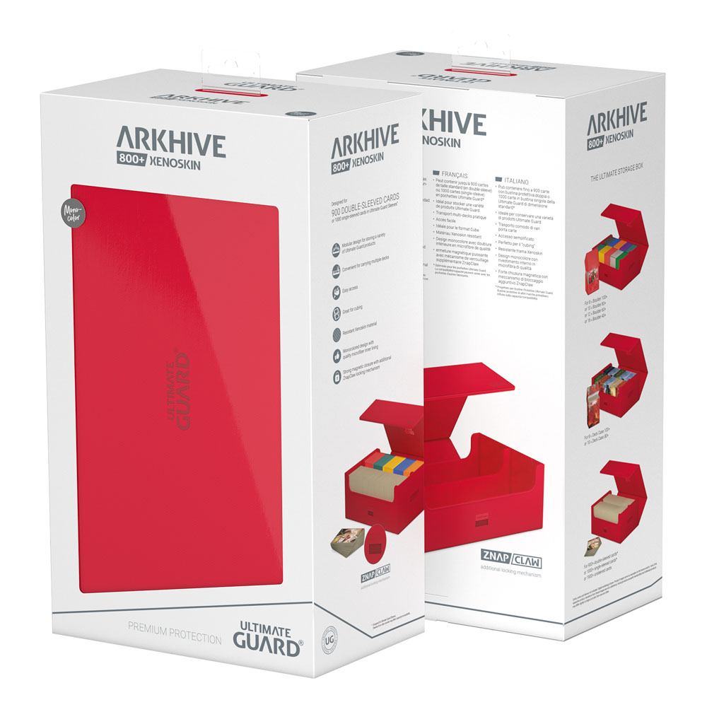 Ultimate Guard Arkhive 800+ XenoSkin Monocolor Rot Image 18