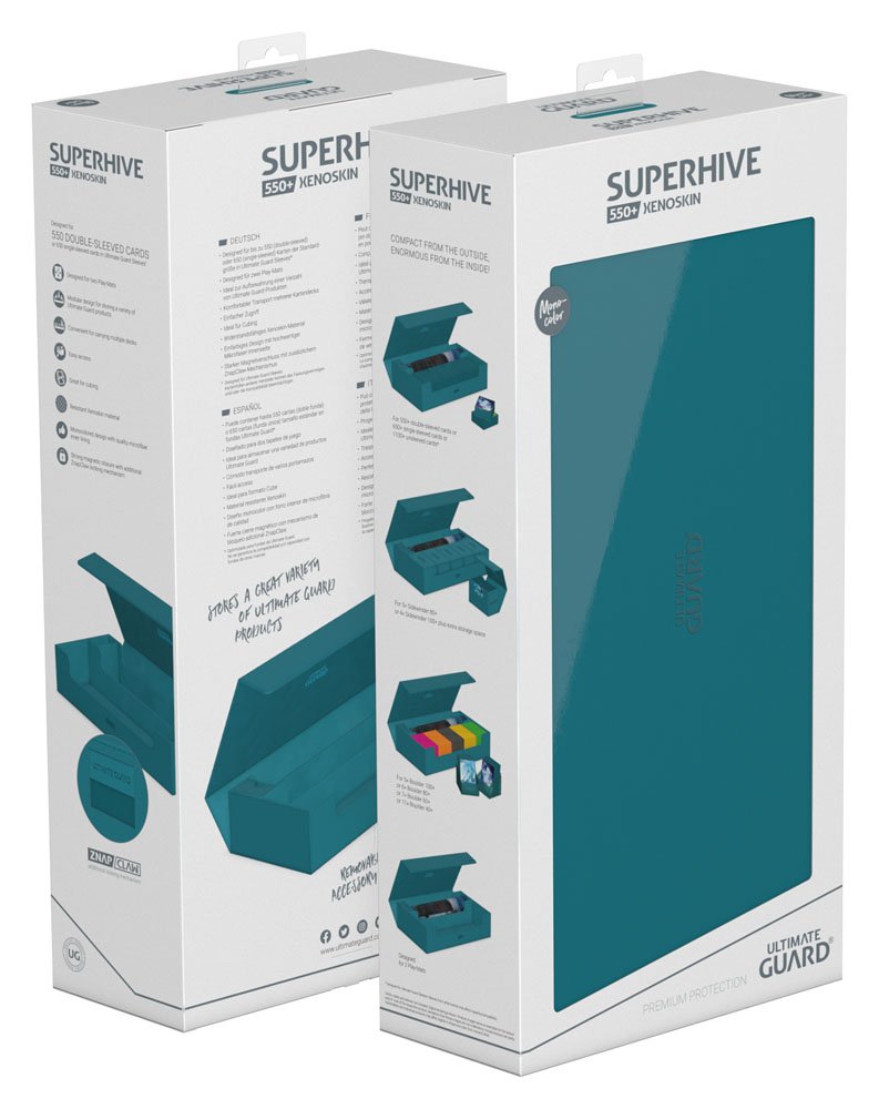 Ultimate Guard Superhive 550+ XenoSkin Monocolor Petrolblau Image 20