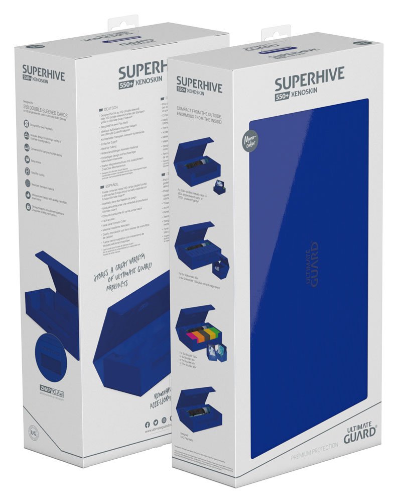 Ultimate Guard Superhive 550+ XenoSkin Monocolor Blau Image 20