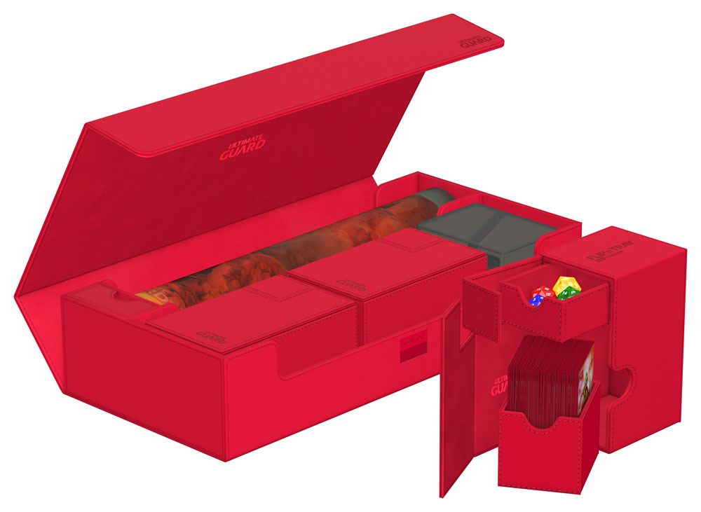 Ultimate Guard Superhive 550+ XenoSkin Monocolor Rot Image 12