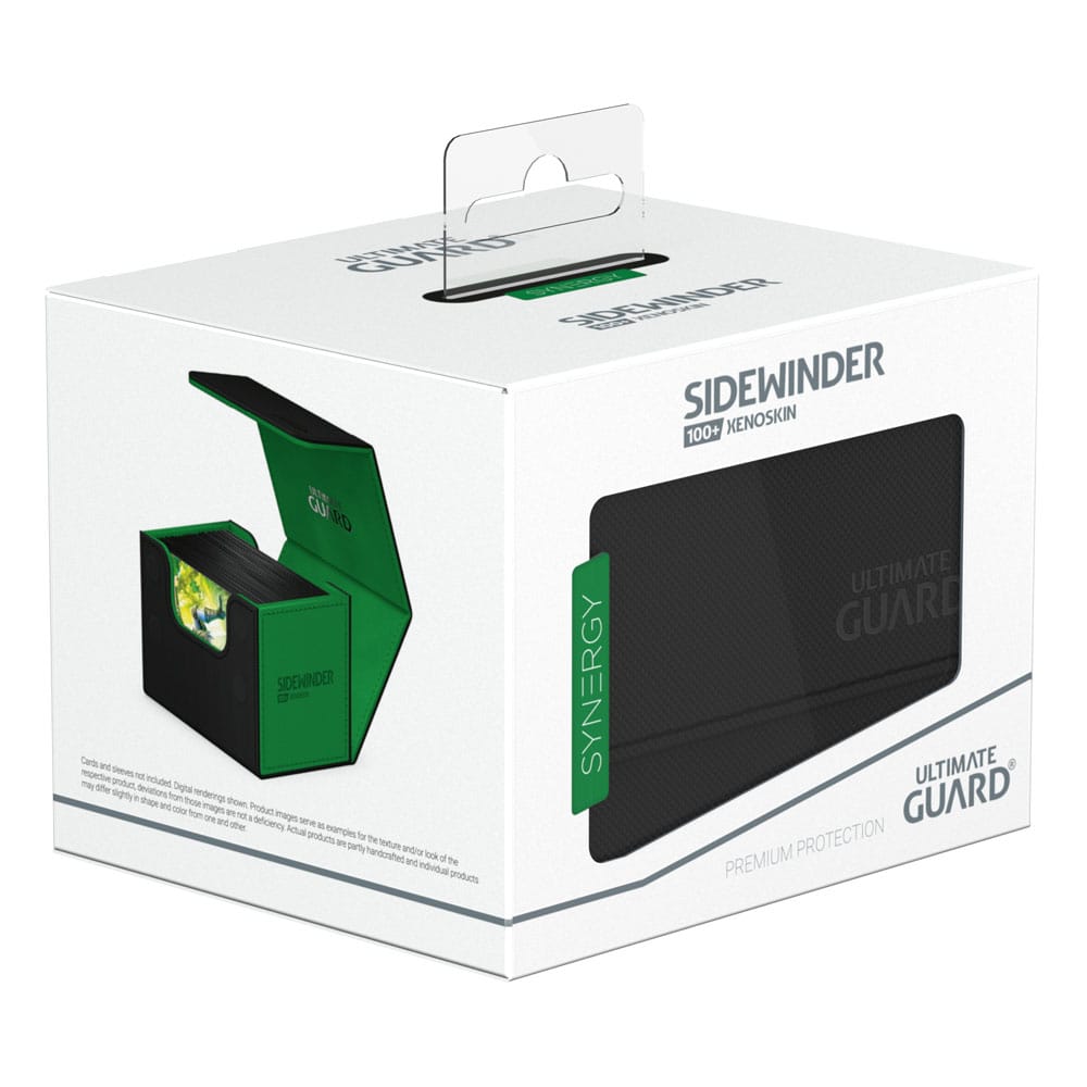 Ultimate Guard Sidewinder 100+ Xenoskin Synergy - Black/Green Image 6