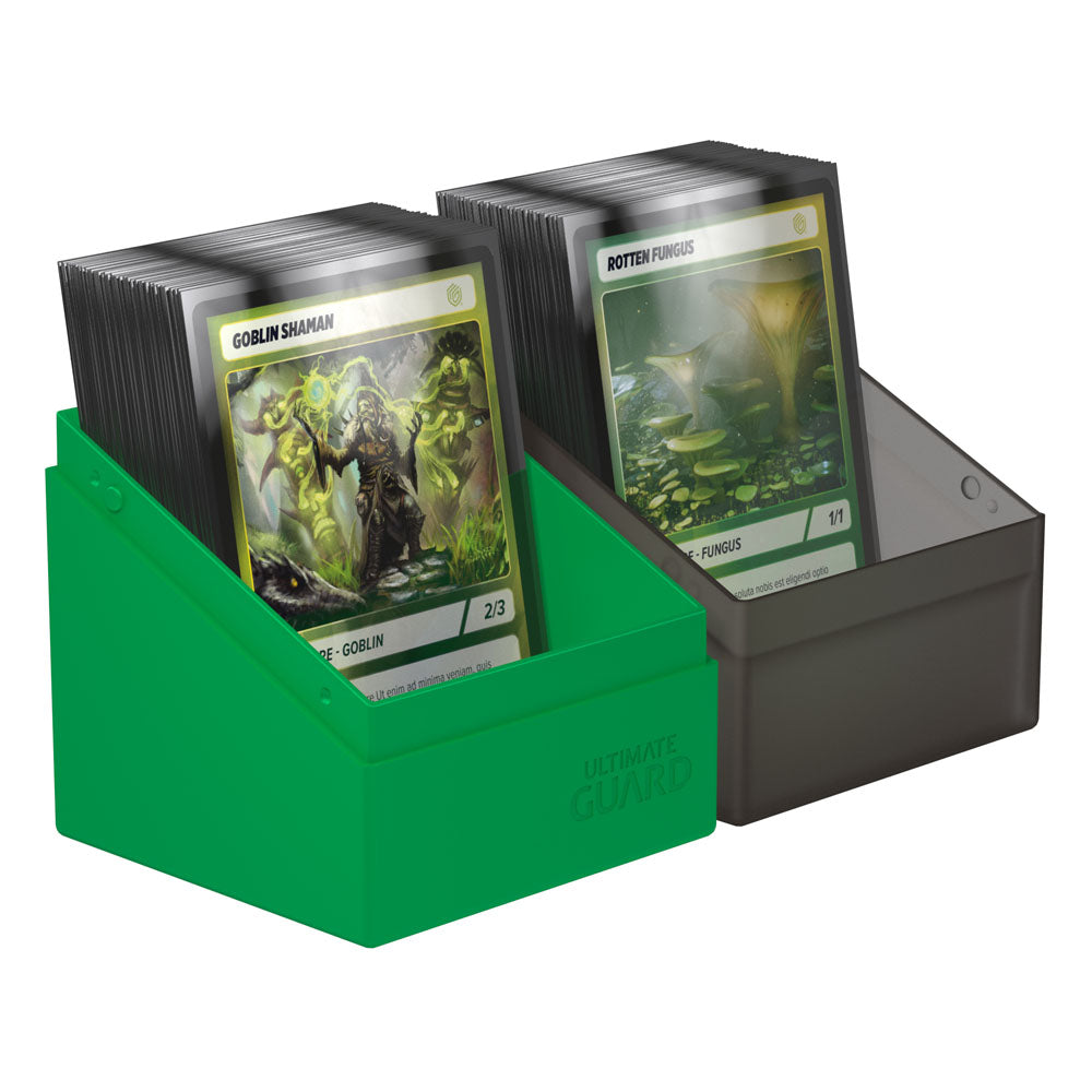 Ultimate Guard Boulder Deck Case 100+ SYNERGY Schwarz/Grün Image 5