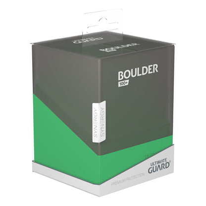 Ultimate Guard Boulder Deck Case 100+ SYNERGY Schwarz/Grün Image 7