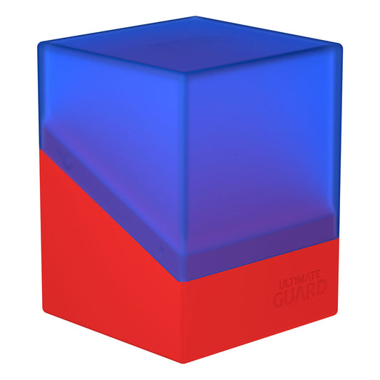 Ultimate Guard Boulder Deck Case 100+ SYNERGY Blau/Rot Image 1