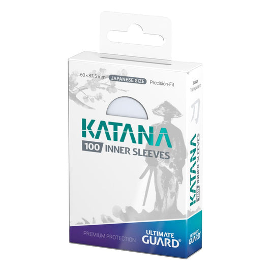 Ultimate Guard Katana Inner Sleeves Japanese Size Transparent (100) Image 2