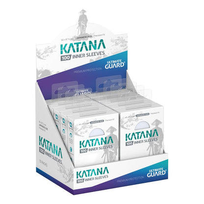 Ultimate Guard Katana Inner Sleeves Japanese Size Transparent (100) Image 4