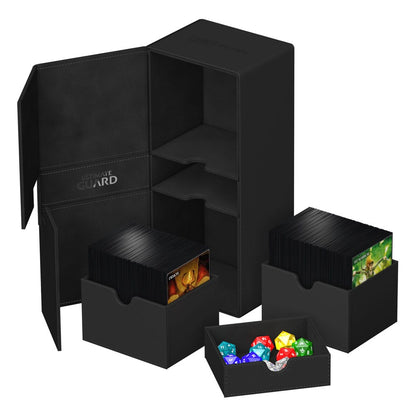 Ultimate Guard Twin Flip'n'Tray 266+ Xenoskin - Black Image 6