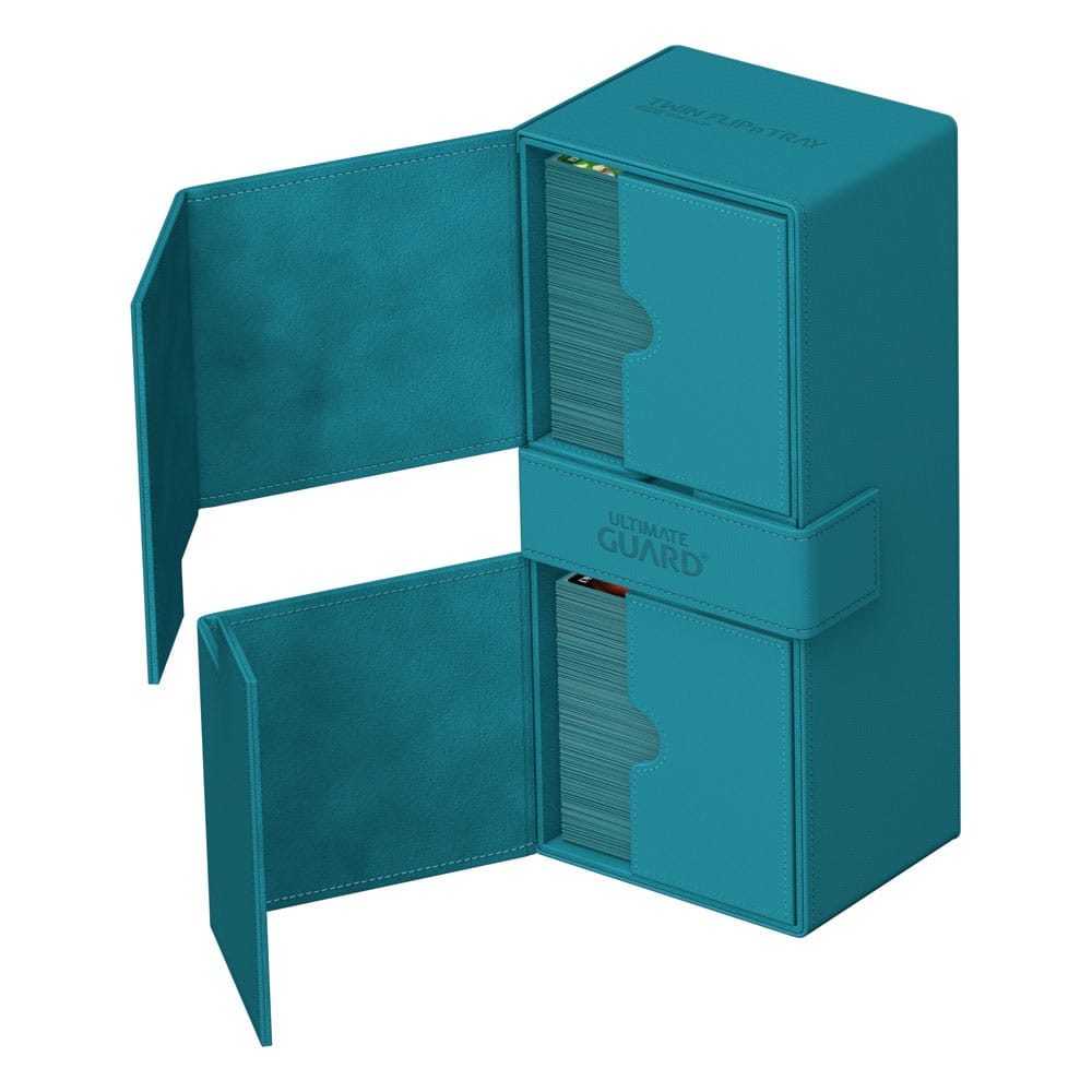 Ultimate Guard Twin Flip`n`Tray 266+ Xenoskin Petrolblau Image 5
