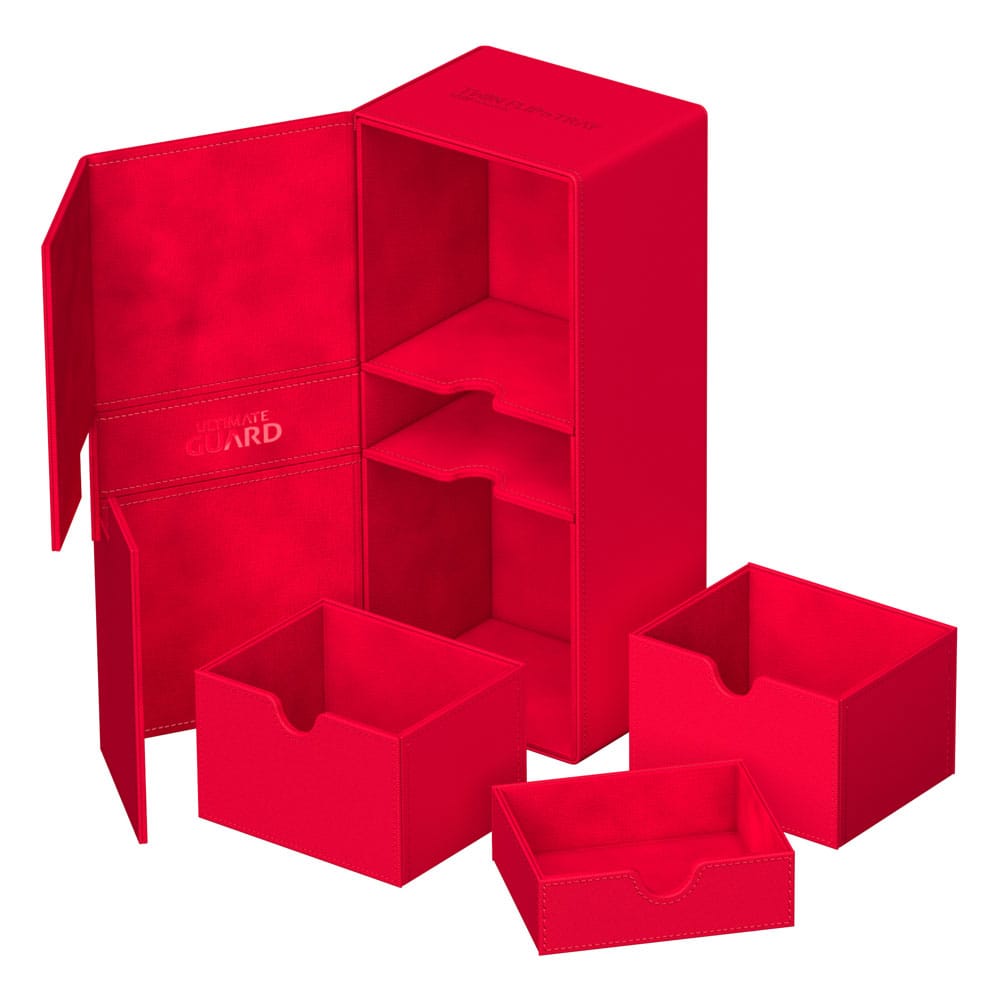 Ultimate Guard Twin Flip'n'Tray 266+ Xenoskin - Red Image 1
