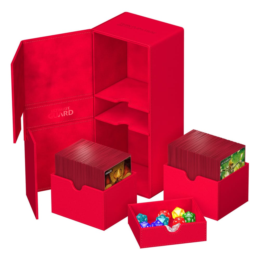Ultimate Guard Twin Flip'n'Tray 266+ Xenoskin - Red Image 6