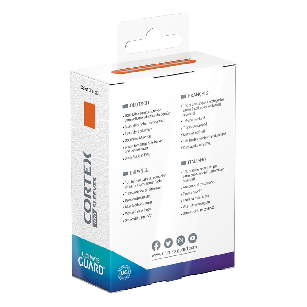 Ultimate Guard Cortex Sleeves Standardgröße Orange (100) Image 4