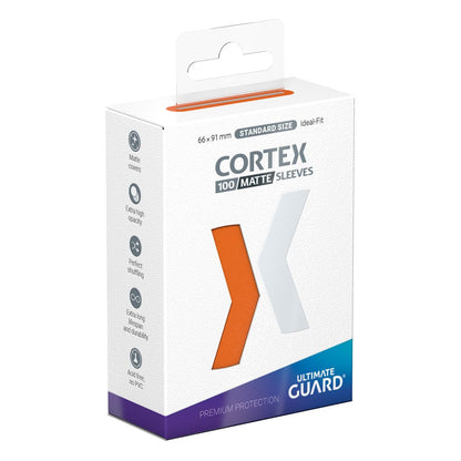 Ultimate Guard Cortex Sleeves Matte Standard Size (100) - Orange Image 1