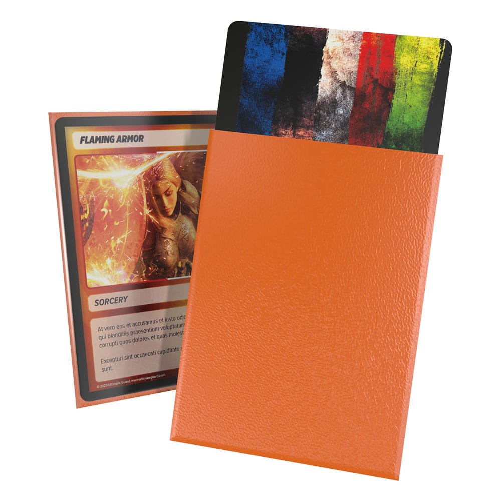 Ultimate Guard Cortex Sleeves Matte Standard Size (100) - Orange Image 2