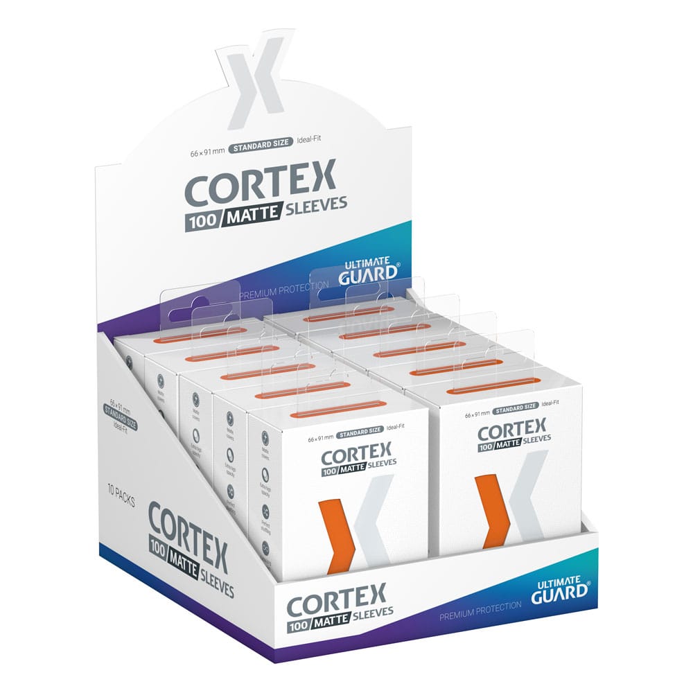 Ultimate Guard Cortex Sleeves Matte Standard Size (100) - Orange Image 5