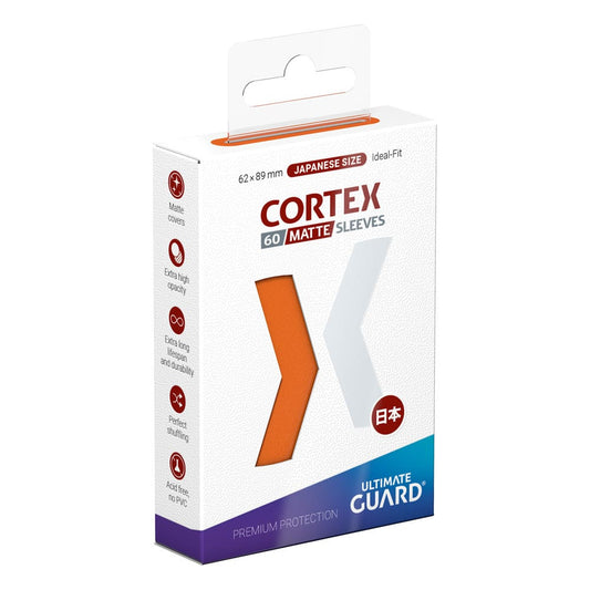 Ultimate Guard Cortex Sleeves Japanese Size Matte Orange (60) Image 1