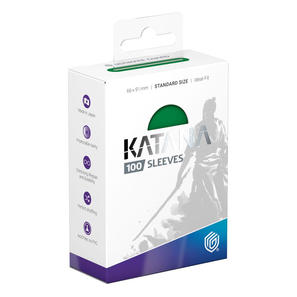 Ultimate Guard Katana Sleeves Standard Size (100) - Jade Garden Image 1