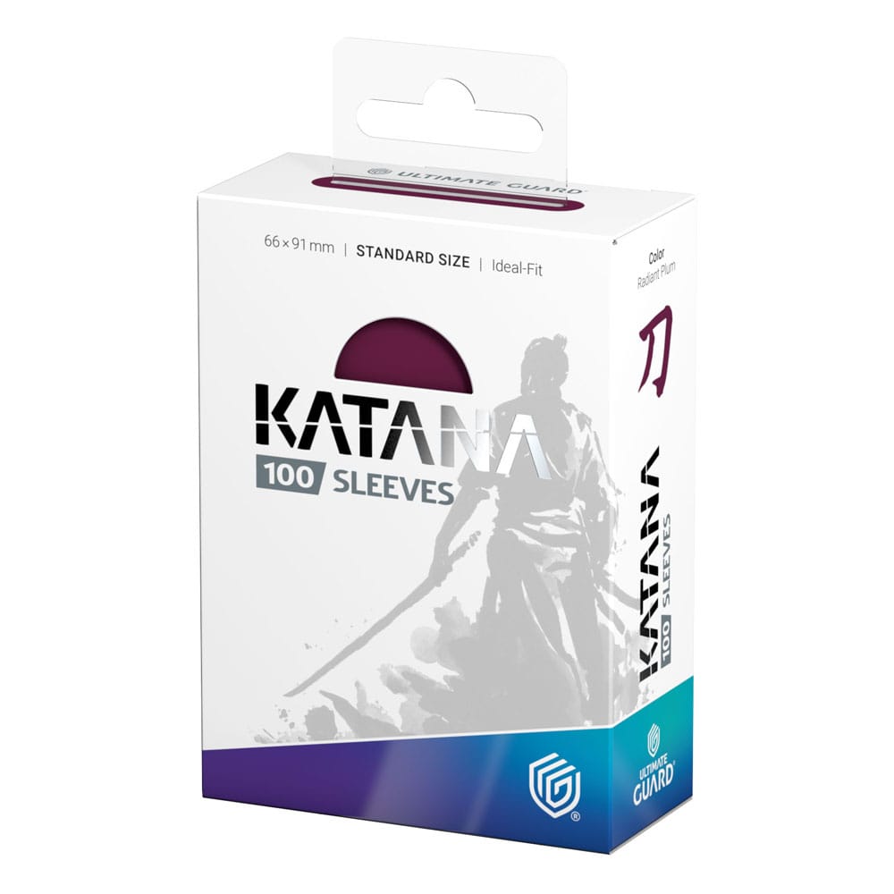 Ultimate Guard Katana Sleeves Standard Size (100) - Radiant Plum Image 3