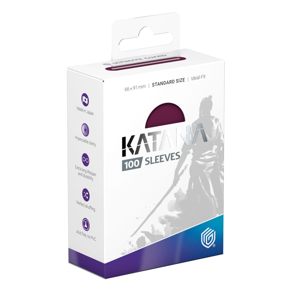 Ultimate Guard Katana Sleeves Standard Size (100) - Radiant Plum Image 1