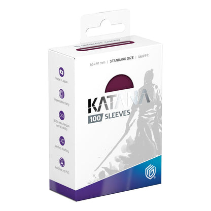 Ultimate Guard Katana Sleeves Standard Size (100) - Radiant Plum Image 1