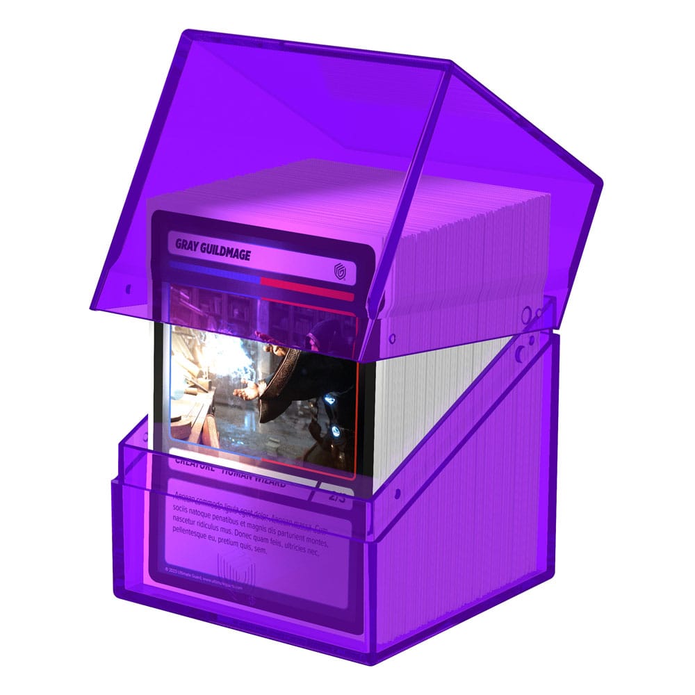 Ultimate Guard Boulder 100+ Clear - Amethyst Image 4