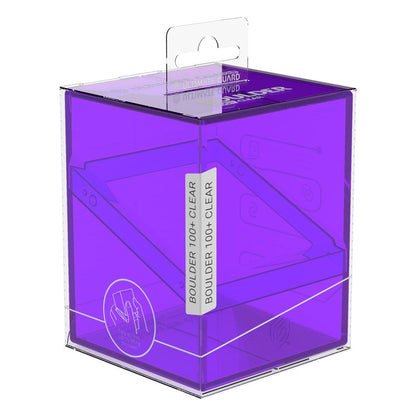 Ultimate Guard Boulder 100+ Clear - Amethyst Image 9