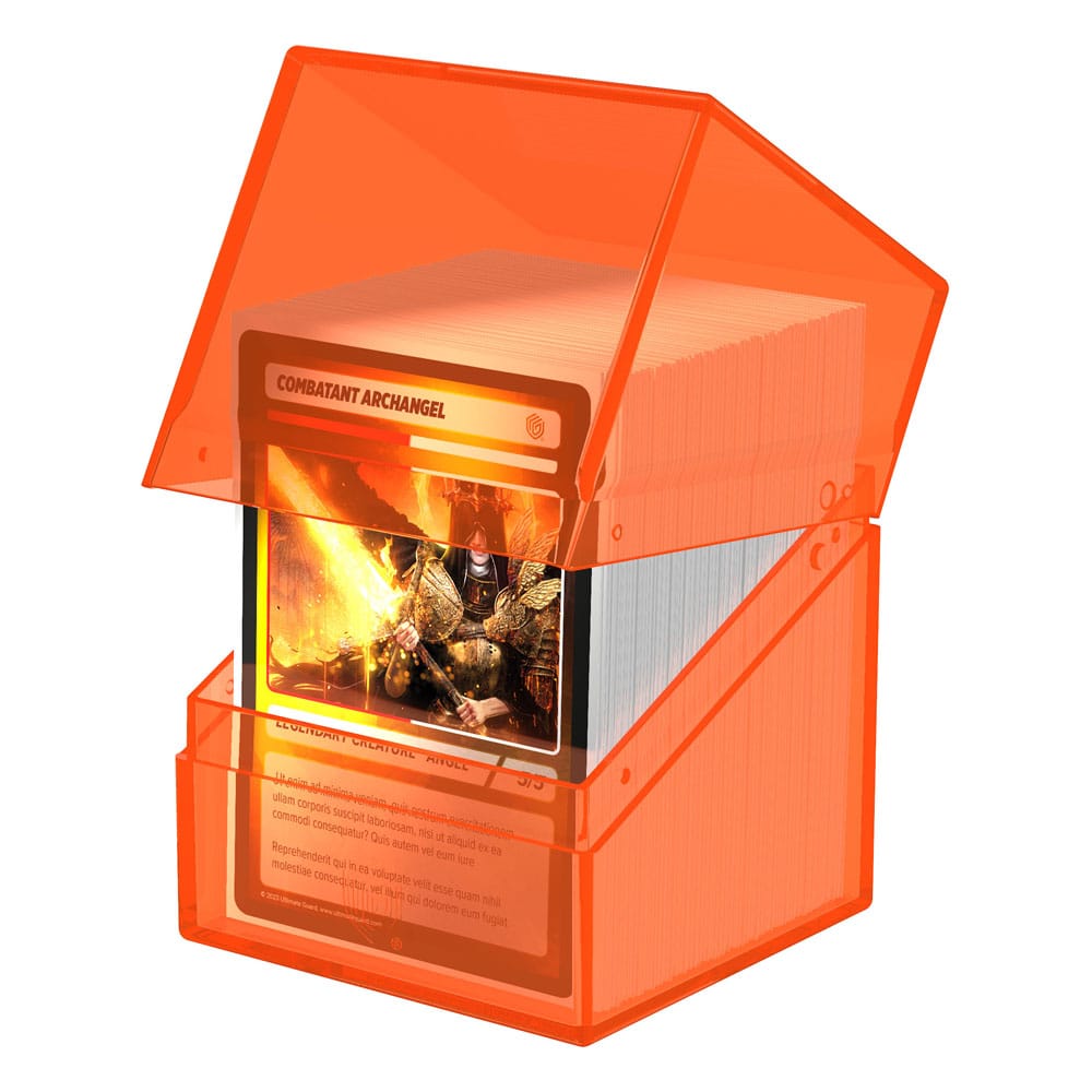 Ultimate Guard Boulder 100+ Clear - Poppy Topaz Image 4
