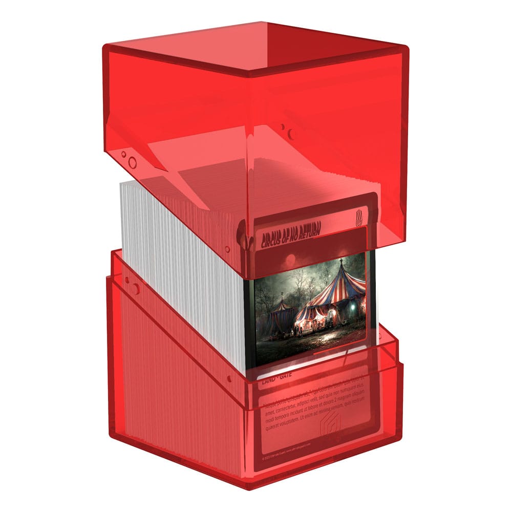 Ultimate Guard Boulder 100+ Clear - Ruby Image 3