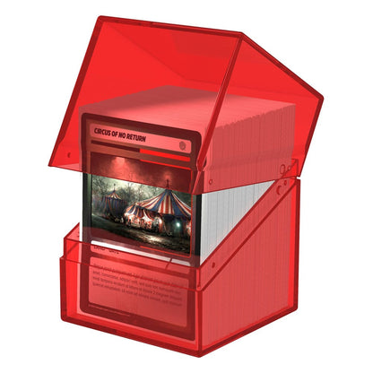 Ultimate Guard Boulder 100+ Clear - Ruby Image 4