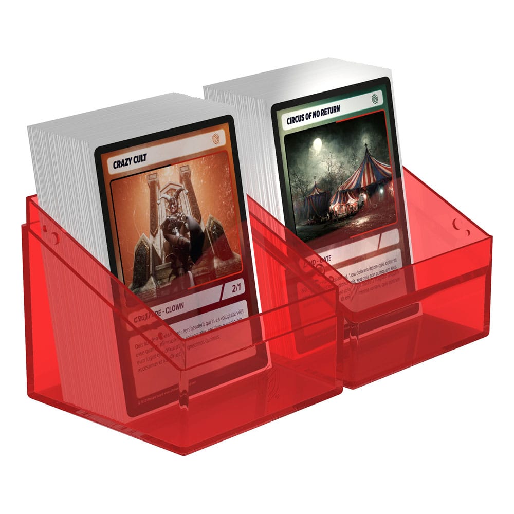 Ultimate Guard Boulder 100+ Clear - Ruby Image 6