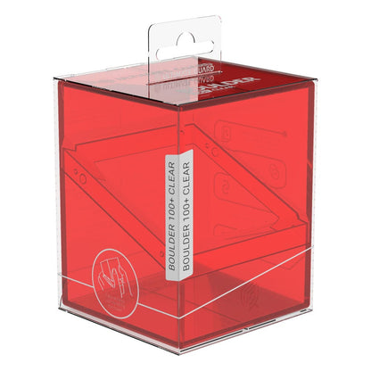 Ultimate Guard Boulder 100+ Clear - Ruby Image 9