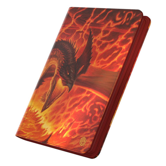 Ultimate Guard Zipfolio 360 Xenoskin Magic: The Gathering "Tarkir: Dragonstorm" -  Magmatic Hellkite Image 1