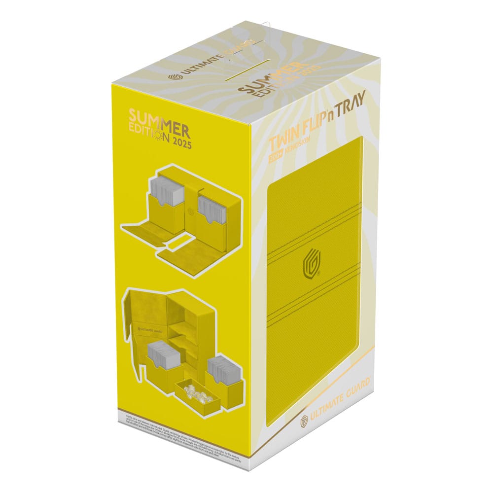 Ultimate Guard Twin Flip'n'Tray 200+ Xenoskin "Summer Edition 2025" -Dandelion Image 8