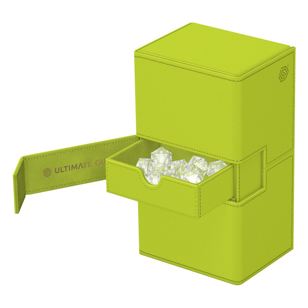 Ultimate Guard Twin Flip'n'Tray 200+ Xenoskin "Summer Edition 2025" - Lime Image 3