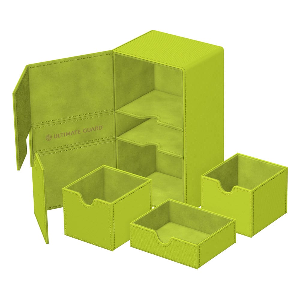 Ultimate Guard Twin Flip'n'Tray 200+ Xenoskin "Summer Edition 2025" - Lime Image 6