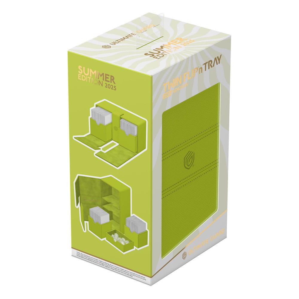 Ultimate Guard Twin Flip'n'Tray 200+ Xenoskin "Summer Edition 2025" - Lime Image 8