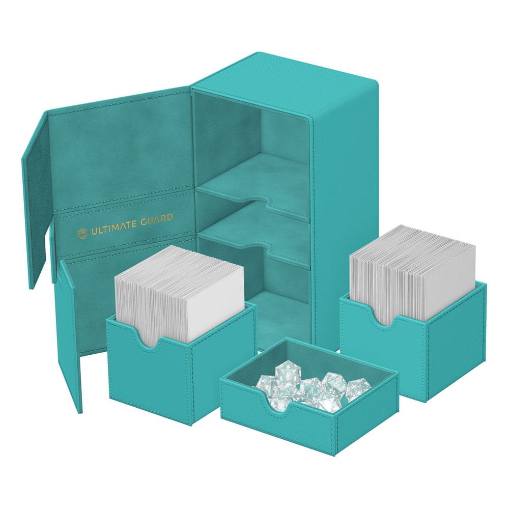 Ultimate Guard Twin Flip'n'Tray 200+ Xenoskin "Summer Edition 2025" - Lagoon Image 5